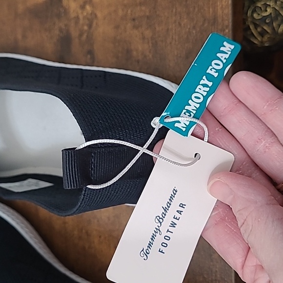 NWT Tommy Bahama Navy Blue Slip-on Mary Jane style shoes size 8.5 - Picture 6 of 10